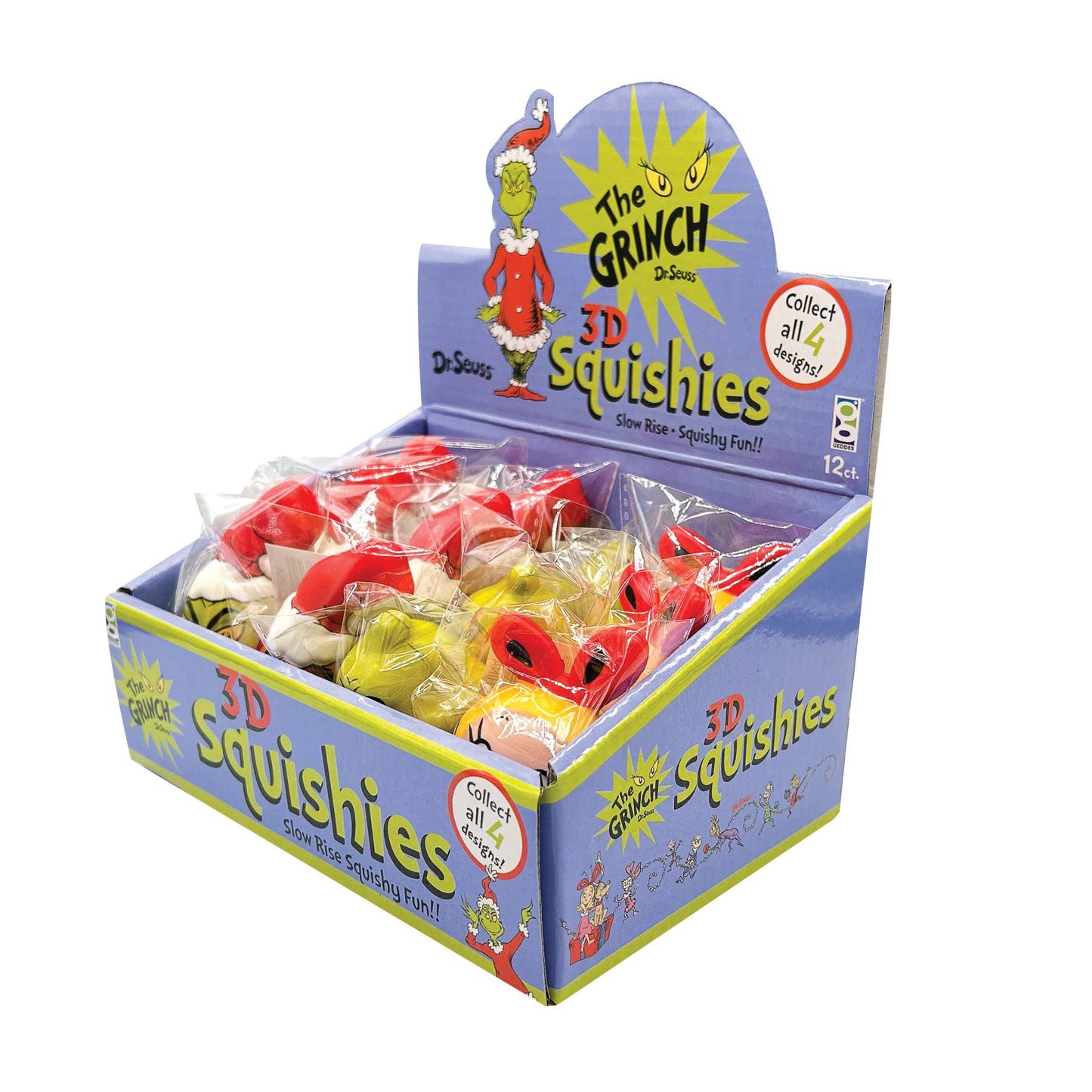 GRINCH 3D SLOW RISE TOY  12/DSP