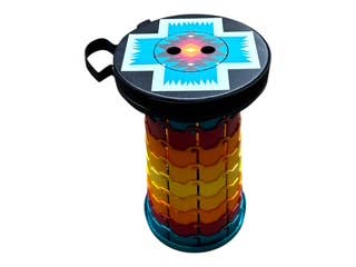 Portable Folding Stool-Southwestern Pattern (1)