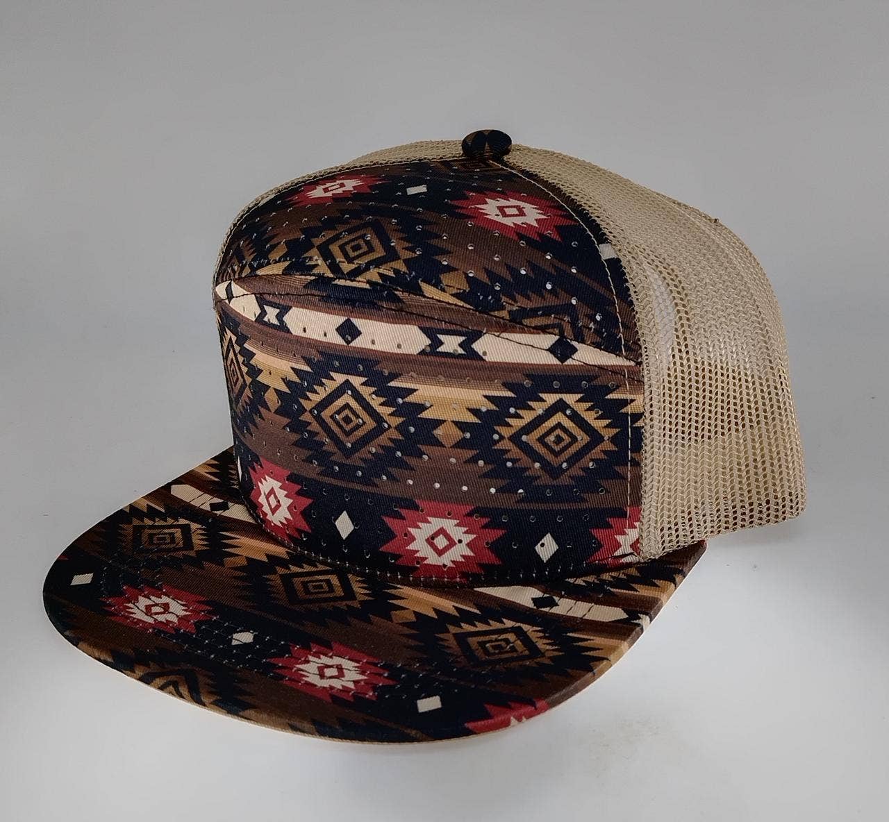 Brown Aztec Cap