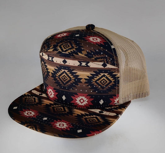 Brown Aztec Cap