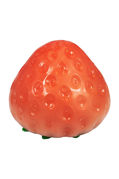 JUMBO Strawberry UV Light Changing Slime Filled Squishy