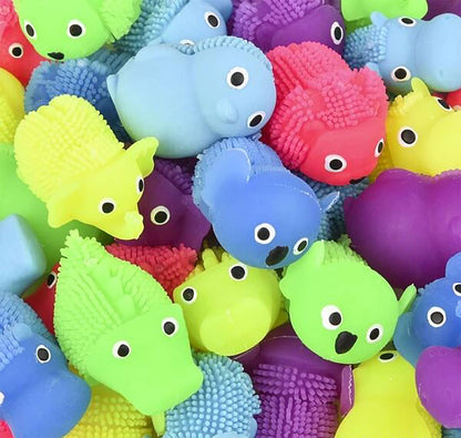 1 Mini Puffer Zoo Animal Assortment -Small Novelty Toy Cute Squishy