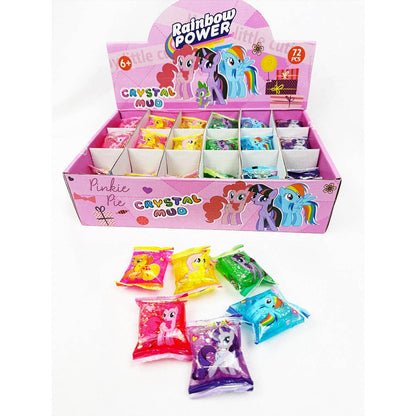 Rainbow Power Pocket Size Crystal Mud Squishy Slime