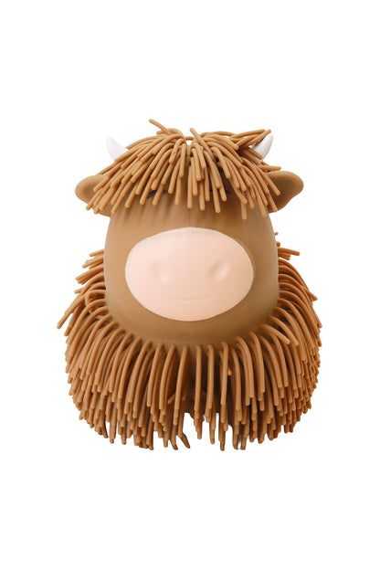 Jumbo Highland Cow Light-Up Spiky Puffer Squishy