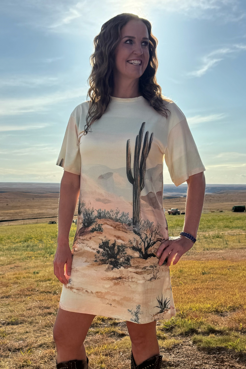 Canyon Sands T-Shirt Dress