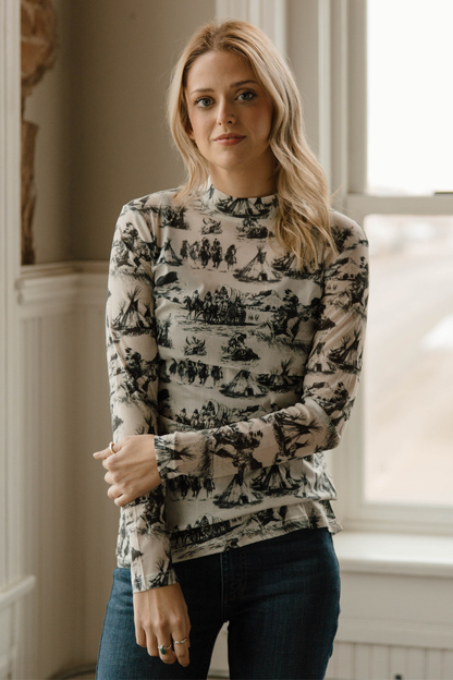 Spirit of The Plains Mesh Top