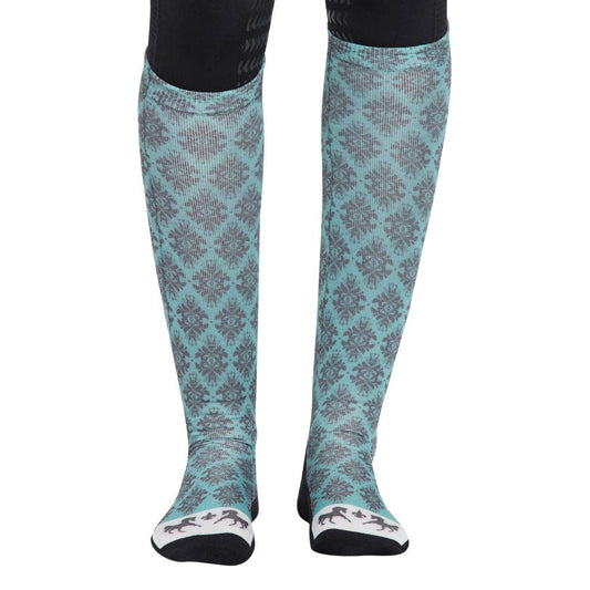 Equine Couture Ladies Tara Technical Padded Knee Boot Socks