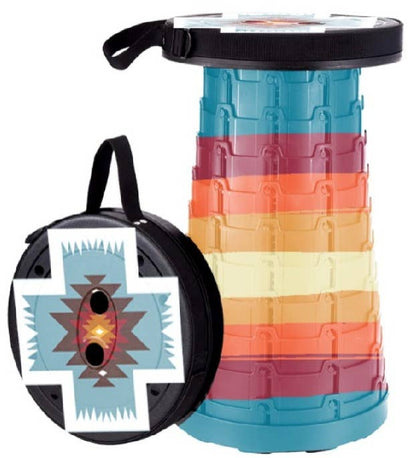 Portable Folding Stool-Southwestern Pattern (1)