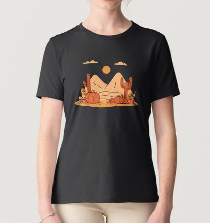 Fall Desert Graphic: Retro Western Design (SVG, PNG)