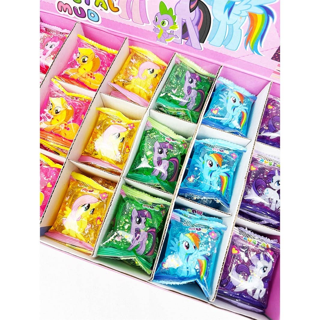 Rainbow Power Pocket Size Crystal Mud Squishy Slime