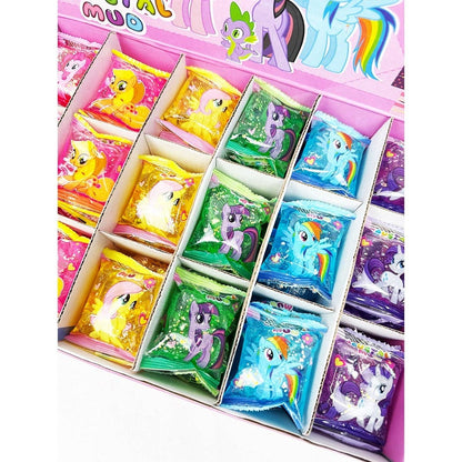 Rainbow Power Pocket Size Crystal Mud Squishy Slime